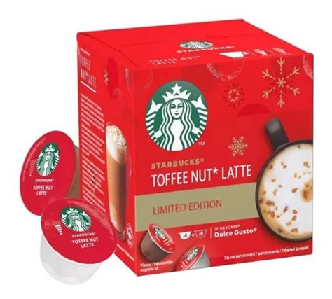 Starbucks Dolce Gusto Toffee Nut Latte C Psulas Tazas