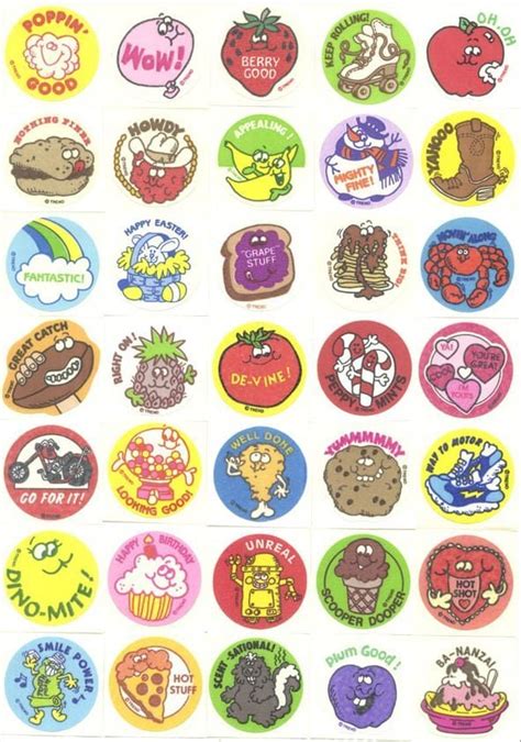 Scratch N Sniff Stickers 90s Girls Popsugar Love And Sex Photo 218