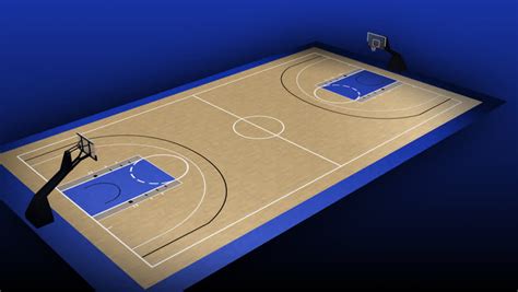 Animation Basketball Court ~ Campo Pallacanestro Giocatore Partita
