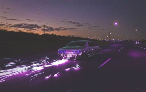 Pin By ꓤƎꓕꓤ⅄ On Colors Purple Car Street Racing Cars Dream Cars