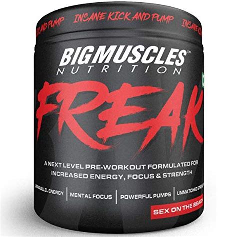 Buy Bigmuscles Tion Freak Pre Workout Sex On The Beach 30 Servings 180g Online At