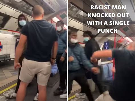 Racist Man Knocked Out With One Punch Racist Man Rants At Black