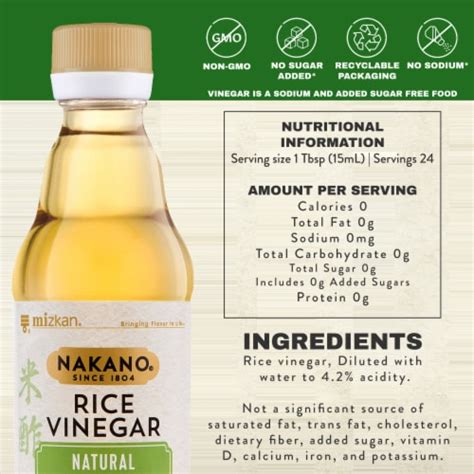 Nakano® Natural Rice Vinegar 12 Fl Oz Qfc