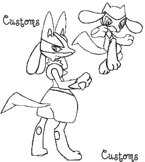 Riolu Coloring Coloring Pages