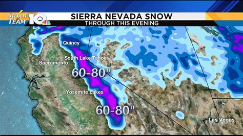 Massive Blizzard Impacting California Mountains Up To 100
