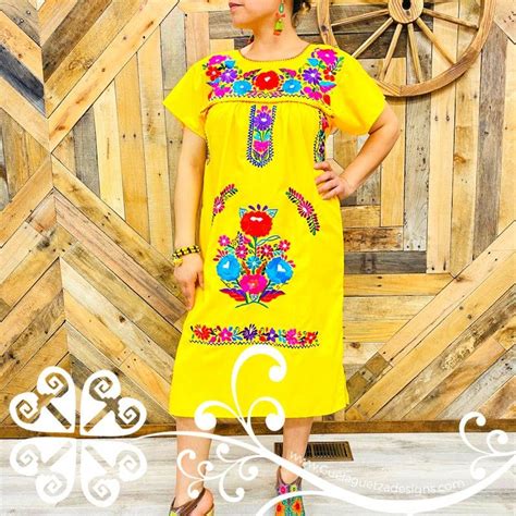 tehuacan mexican dress puebla embroider dress vestido etsy mexican dresses embroidered
