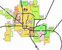 Mapa da área metropolitana de Phoenix - a área metropolitana de Phoenix ...