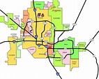 Map of Phoenix metro area - Phoenix metro area map (Arizona - USA)