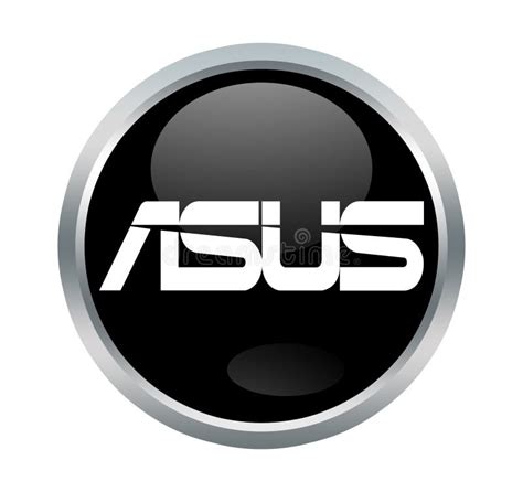 Знак компании Asus редакционное стоковое изображение иллюстрации