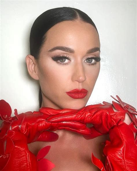 Katy Perry Radiates Elegance In Captivating Red Attire