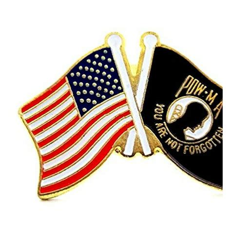 Ppm Brands Pow Mia And Usa Flags Lapel Hat Pin Marines Army Navy Air