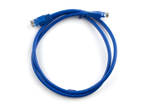 2 Ft Booted Cat5e Network Patch Cable Blue Computer Cable Store