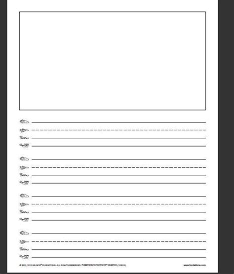 Free sequence writing contains 10 free pages of narrative prompts worksheets. Handwriting With Fundations | Fundations, Kindergarten writing