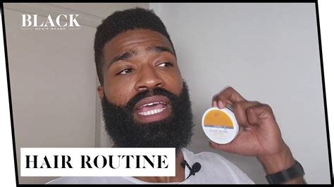 Black Mens Quick Hair Routine 101 Relieve Dry Dandruff Breakage