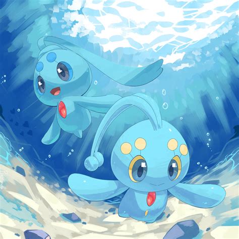Manaphy And Phione By Nevedoodle On Deviantart