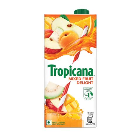 Tropicana Fruit Juice Mixed Fruit 1l Carton Grocery
