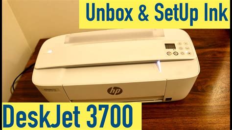 Unbox And Install Setup Ink Cartridges In Hp Deskjet 3700 All In One