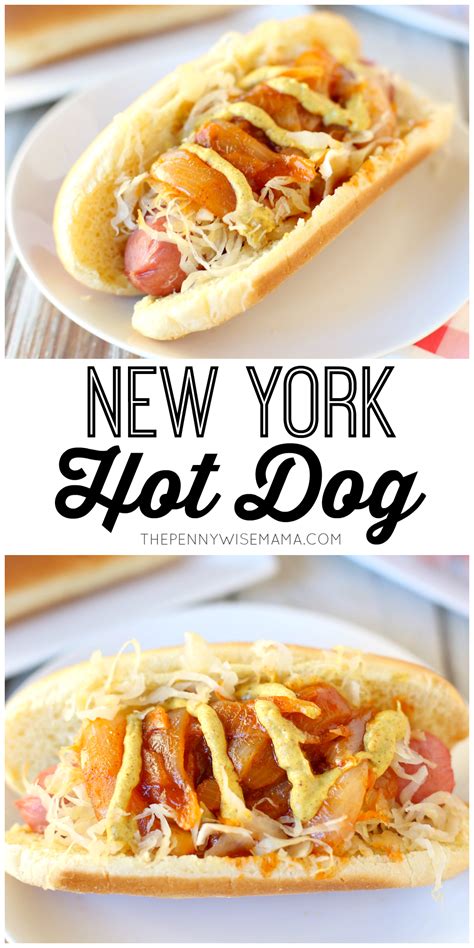1 medium green or red bell pepper, coarsely chopped. New York Hot Dog Recipe - The PennyWiseMama