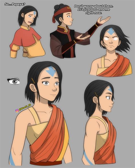 Female Aang Avatar Genderbend By Kkachi On Deviantart Avatar