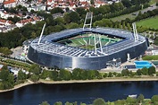 Luftbild Bremen - Weserstadion in Bremen - das Stadion des Fußball ...