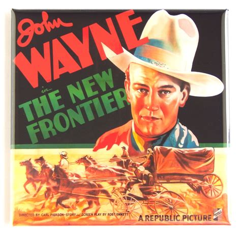 The New Frontier Movie Poster Fridge Magnet Style Etsy Republic