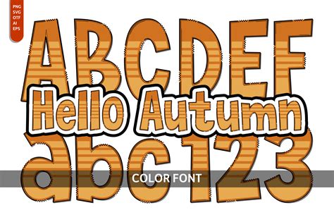 Hello Autumn Font By Imagination Switch · Creative Fabrica