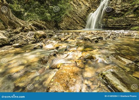 San Fele Waterfalls Stock Photo Image Of Nature Waterfalls 41485084