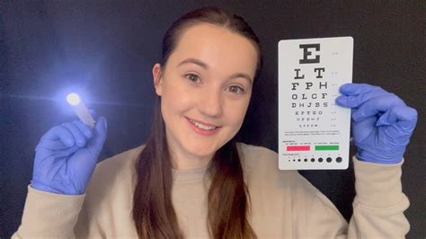 Asmr Eye Examination Optic Cranial Nerve Exam YouTube