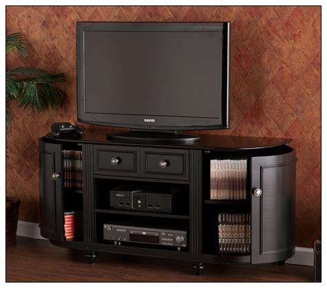 Best Buy Sei Tv Stand For Most Flat Panel Tvs Up To 50 Black Ms8341