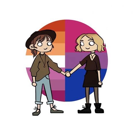 Fun Little Art Of The Girl Im Seeing And Me This Made Me So Happy Lesbianactually