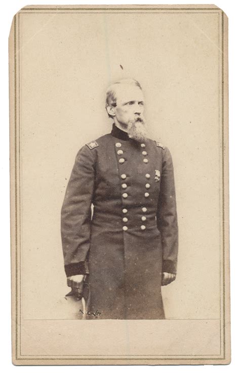 Standing View Cdv Of Major General David B Birney — Horse Soldier