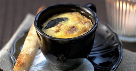 Recette petits flans à la truffe et au foie gras