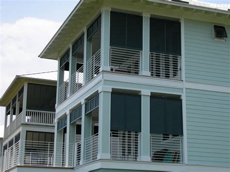 Generally, shutters should match the height of the window or door you are embellishing. Hurricane Shutters - Bahama & Accordion