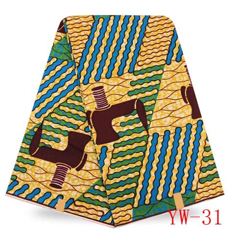 Wholesale Beautiful African Java Wax Prints Fabric 100 Cotton 6yards For Nigerian Party Dress