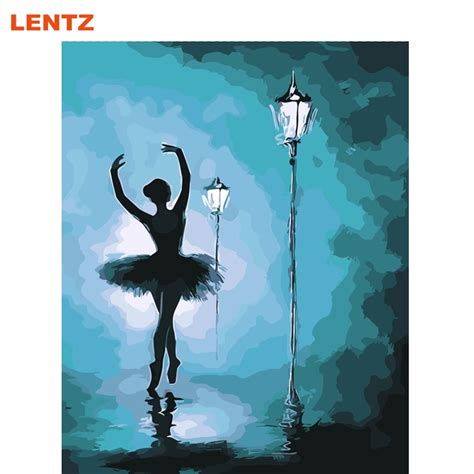 Lentz Dancing Girl Dance Ballet Painting Picture By Numbers Diy