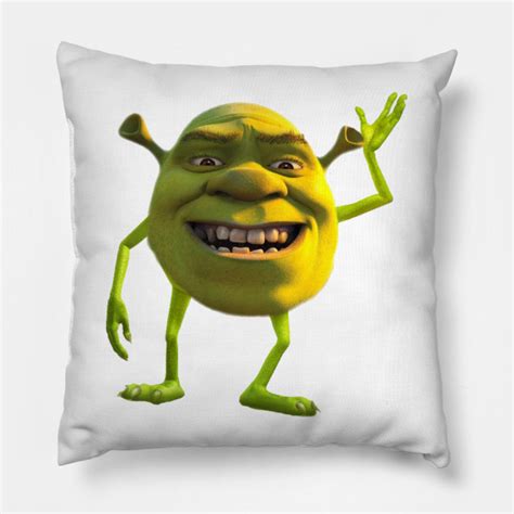 Shrek Wazowski Shrek Pillow Teepublic