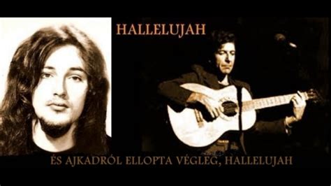 Leonard Cohen Hallelujah Magyarul Gitárral Youtube