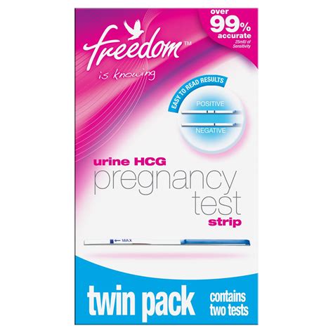 When a woman is pregnant, her body produces a special pregnancy hormone known as hcg (human chorionic gonadotropin). 10 Packs of Freedom Urine HCG Pregnancy Test Strip Twin Pack | eBay