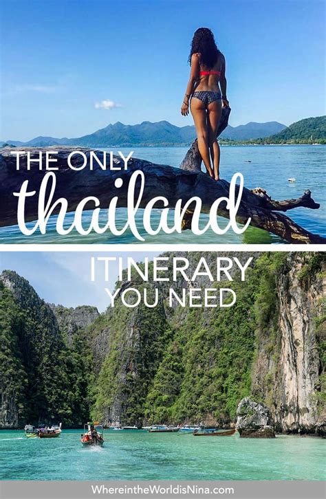 An Adventurous Thailand Itinerary 2 Weeks 2 Months Thailand