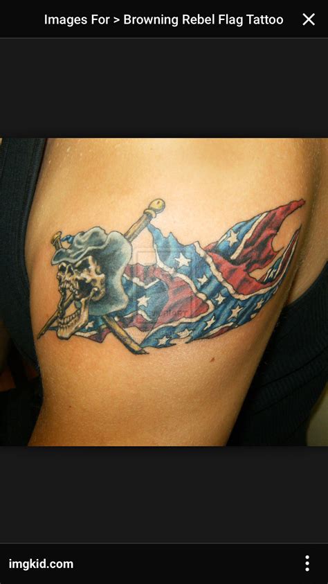 An American Flag Tattoo On The Side Of A Womans Stomach With A Skull