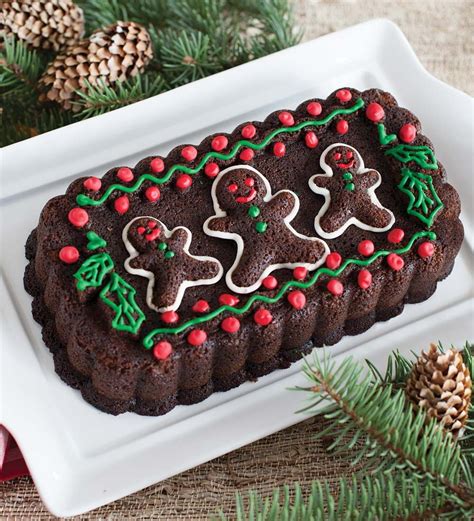 Unmold cake and spread the frosting on top. Nordic Ware Gingerbread Loaf Pan | It won't be hard to ...