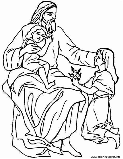 Each sheet shows the importance of god's love. Jesus Christ Coloring Pages Printable