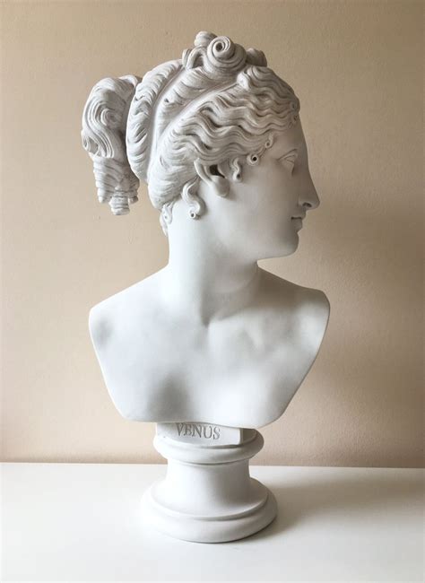 Scultura Del Busto Di Venere Statua Greca Di Afrodite Con La Italia