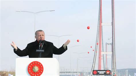 Turkey Opens Worlds Longest Suspension Bridge Linking Asia And Europe
