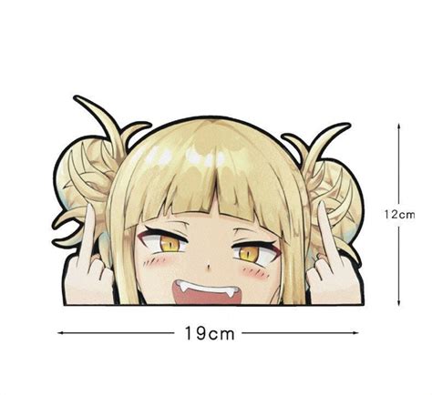 My Hero Academia Himiko Toga Peeking Vinyl Decal Stickers Etsy