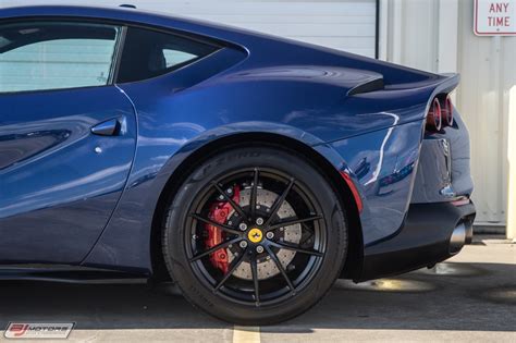 Maybe you would like to learn more about one of these? Used 2018 Ferrari 812 Superfast TDF Blue w Blue Sterling Chocolate For Sale ($414,000) | BJ ...