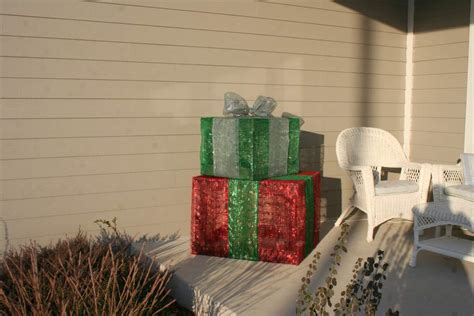 Do It Yourself Outdoor Lighted Holiday T Boxes Money Saving Mom