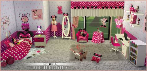 Sssvitlans “ Downloads Sims 4 Kids Furniture Bedroom Minnie Mouse