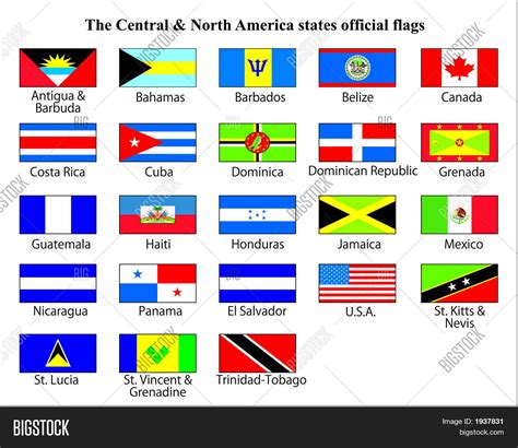Central And North America States Vector And Photo Bigstock