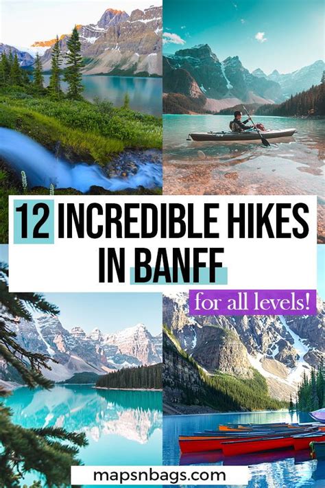 The 12 Best Hikes In Banff National Park Maps And Bags Alberta Travel